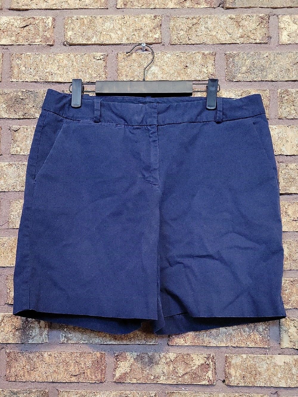 Talbots Navy Tailored Bermuda Shorts Size 10